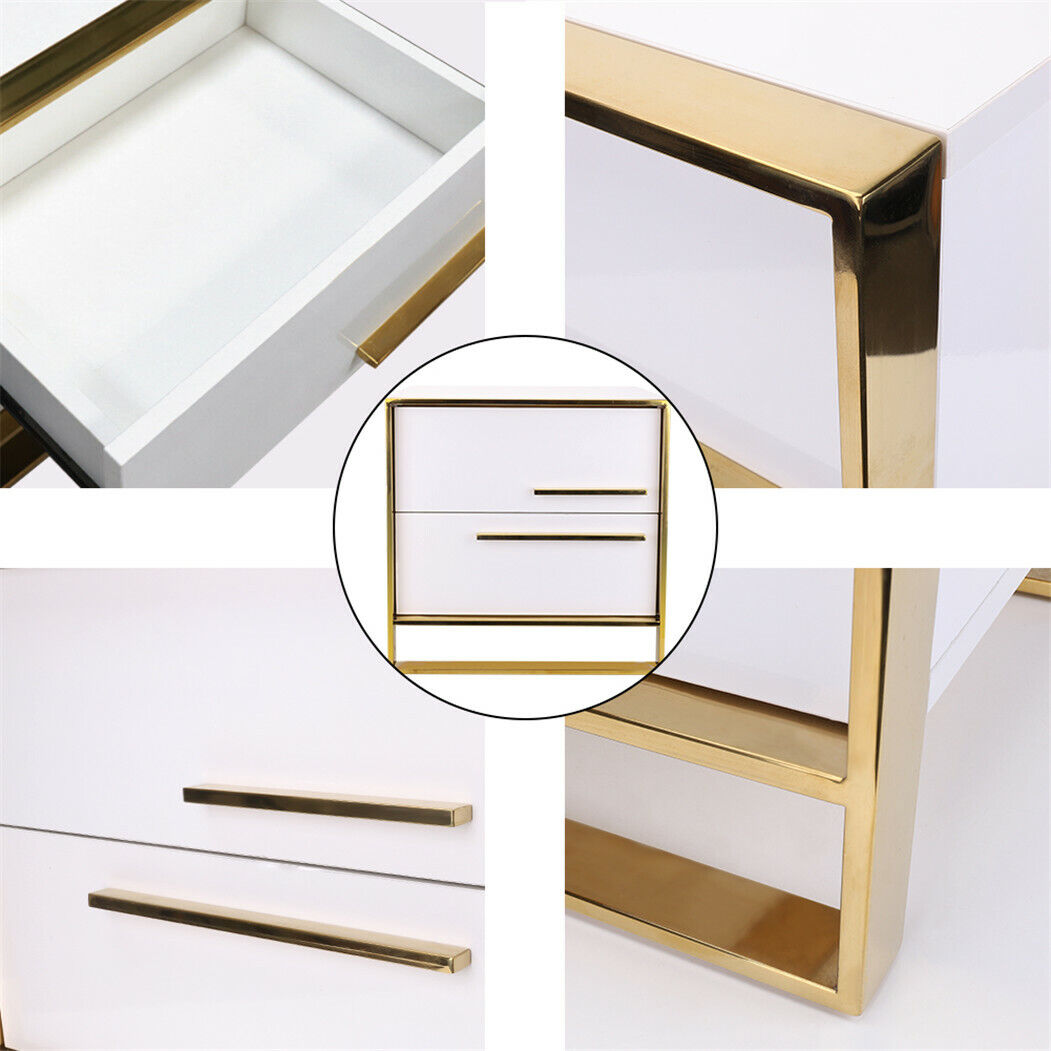 Luxuary Bedside Tables Nightstands Drawers Storage Room Kids Book Shelf Table