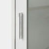 3 Tier White Bathroom Storage Cabinet with Adjistable Shelves Standing Floor