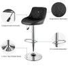 Modern Bar Stools Set 3pcs Leatherette Exterior Adjustable Swivel Gas Lift