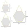 Wall Mounted Bathroom Mirror Cosmetic Makeup Shaving Mirror HD Glass Metal Frame