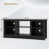Costway TV Console Table TV Stand for up to 65" Flat Screen TVs-Black