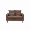 Panana Linen Fabric 2 & 3 Seater Sofa Couch with Wood Legs 3 Colours