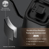Electric Gooseneck Kettle, Coffee & Teapot with Digital Display- SS - Black