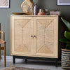 Sideboard Storage Buffet Cabinet with 2 Doors Shelf Dining Room Wooden Cupboard