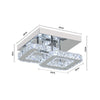 LED Ceiling Crystal Lights Luxury Chandelier Modern Pendant Lamps Kitchen Lights