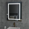 Large LED Bathroom Rectangle Mirror Anti-fog Touch 500x400mm Warm Light Backlit