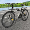 26'' Mountain Bike Adult Bicycle Foldable Mountain Bike Adjustable Seat Height