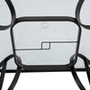 Garden Patio Square Table and 2/4 Stacking Chairs Outdoor Bistro Furniture Set
