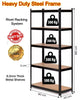5 TIER GARAGE SHELVES SHELVING UNIT RACKING BOLTLESS HEAVY DUTY STORAGE SHELF