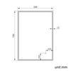 Bathroom LED Mirror with Lights Demister Pad/Touch Sensor/Shaver Socket 500x700