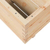 Garden Planter 90x90x49.5 Solid Wood Pine W6J7