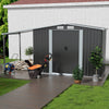 Metal Garden Tool Sheds 10 x8,8x8,8x6,8x4ft Outdoor Storage House WITH Open Shed