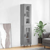 Gecheer Bookcase Storage Shelving Unit Freestanding Highboard Sideboard A1E6