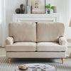 Hampshire Fabric 2 Seater Sofa In Stone