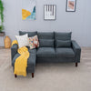 Modern L-Shaped Corner Sofa 2 3 Seater Armchair Couch With Footstool