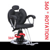 Rolling Swivel Salon Stool Chair with Back Support Adjustable Hydraulic Office