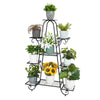 9 Tier Large Plant Stand Metal Flower Pot Holder Display Shelf Garden Rack Home