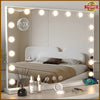 Large Hollywood Mirror Vanity Make Up Mirror with LED Lights Tabletop Light Up
