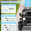 Kids Battery Powered Car Toy 12V Electric Ride on Car Truck-Black