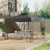 Garden Gazebo Party Marquee Roof Pergola Furniture Wedding Tent W/ Ground Stake