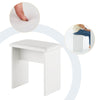 White Large Dressing Table LED Bulbs Mirror Drawers Stool Storage Makeup Desk