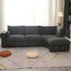 Luxury 2, 3 Seater Linen Fabric Couch Sofa Corner Chaise Living Room Furniture
