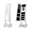 Tall Jewelry Cabinet Full Length Mirror Swivel Lockable Jewelry Organiser Drawer