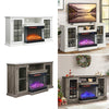 Electric LED Fireplace Heater Insert TV Stand Media Console Table Cabinet+Remote