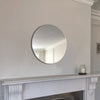 Mirror Large Art Deco Glass Frameless Round Venetian Wall Mirror 60cm x 60cm