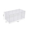 12 Panels Pet Playpen Fence DIY Puppy Rabbit Enclosure Exercise Plastic Cage