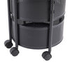 6 Tier Kitchen Rotating Storage Trolley Cart With Wheels Utility Vegetable Fruit