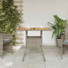 Gecheer Garden Table Dining Table Patio Bistro Tables with Acacia Wood T5Y8