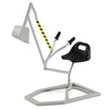 Metal Sand Digger for Kids Sandbox Toy Digger with 2-Handed Controls Grey