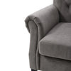 Upholstered Wing Back Armchair Velvet Quilted Wingback Single Sofa Cuddle Chairs