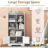 Wooden Bookcase 4-Tier Shelving Freestanding Storage Cabinet Display Organizer