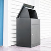 Lockable Metal Parcel Delivery Secure Dropbox Outdoor Storage Letter Post Box UK