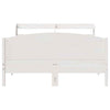 Bed Frame with Headboard White 160x200 Solid Wood Pine Y3Y1