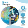 Kids Illuminated Constellation World Globe 3 in 1 Desktop Earth Globe with stand
