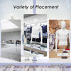 Mannequin Torso Manikin Dress Form Adjustable Male Half Body Model W/ Iron Stand