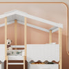Wooden Bed Frame with 2 Large Storage Drawers 3ft Single Tree House Cabin Bed