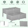 Garden Raised Bed Outdoor Planter Patio Flower Vegetables Pot Plant Container