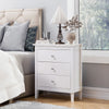 3 Drawer Wooden Bedroom Bedside Cabinet Furniture Storage Nightstand Side Table