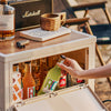 Folding Camping Storage Box Trunk Organizer Lidded Outdoo Car Picnic Garage Home