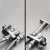 Hand Held Bidet Douche Spray Shower Shut Off Valve Holder Bidet Toilet Spray Set
