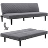 3 Seater Fabric Sofa Bed Recliner Sofa Guest Sleeper Bed Settee Single Sofabed