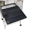 Large Bird Cage Parrot Cage Moving Wheels Budgie Canary Finch Cockatoo PlayStand