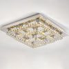 LED Crystal Chandelier Ceiling Light Round/Square Pendant Lamp Dining LivingRoom