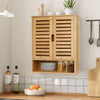 Bathroom Wall Cabinet Cupboard Kitchen Toilet Storage Unit w/ Double Door
