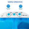 5kg Mini Portable Washing Machine Compact Laundry Washer Spin Dryer Baby Dorms