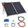 100W 12V Portable Folding Solar Panel Kit For Car/Caravan/Power station/Camping